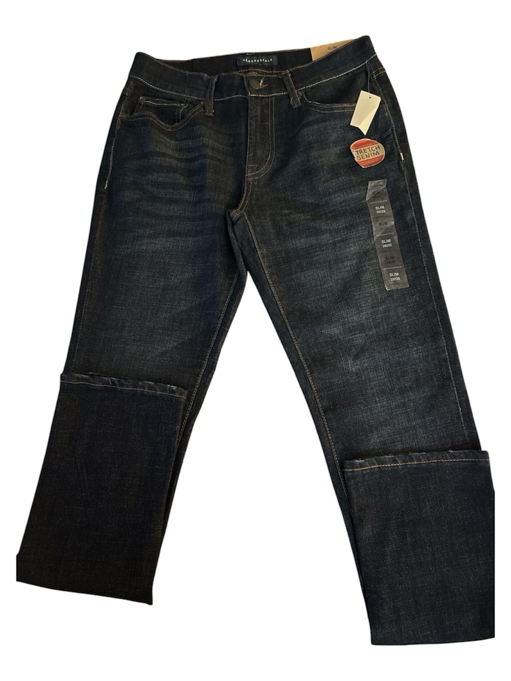 Aeropostale Men’s Relaxed Dark Blue Denim Jeans NWT